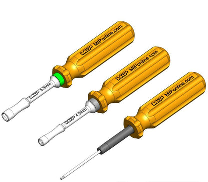 Losi Mini - T/B 2.0 Series Wrench Set, Metric (4.0mm, 5.5mm Nut Driver & 1.5mm Hex) - BOBBYRC