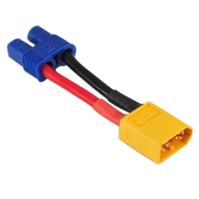 Male to EC3 Female Connector Adapter Wire Harness - BOBBYRC