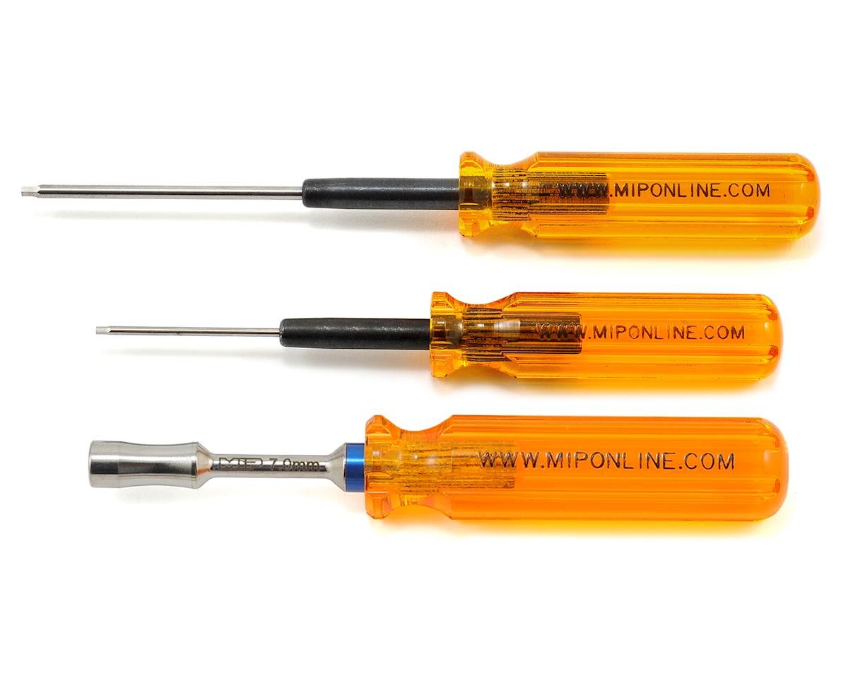 MIP Wrench Set (3) (1.5mm, 2.0mm Hex & 7.0mm Nut Driver)RC Tools - BOBBYRC