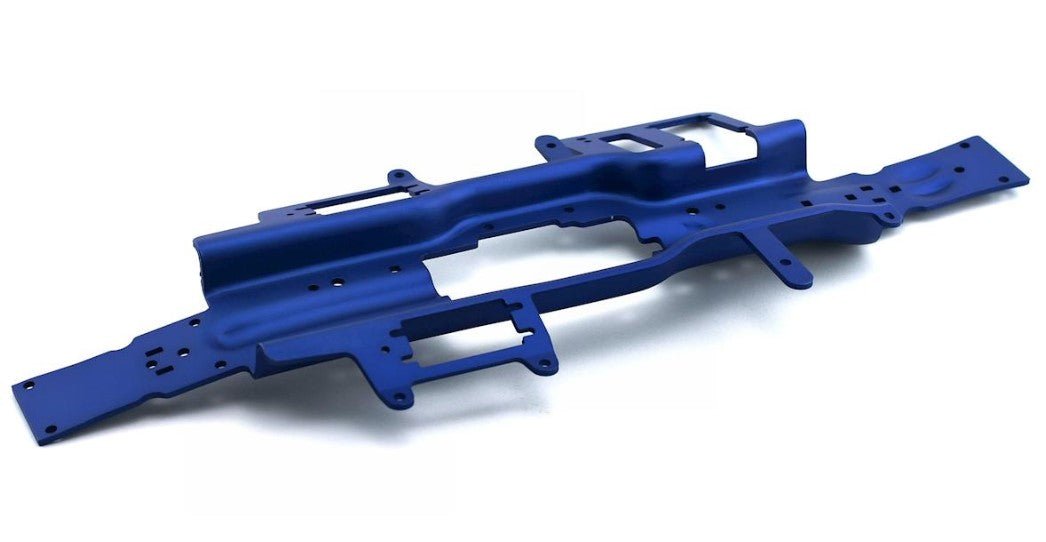 Nitro Revo 3.3, SLAYER PRO 4X4 3.3 CHASSIS (Aluminum BLUE Anodized Plate - BOBBYRC