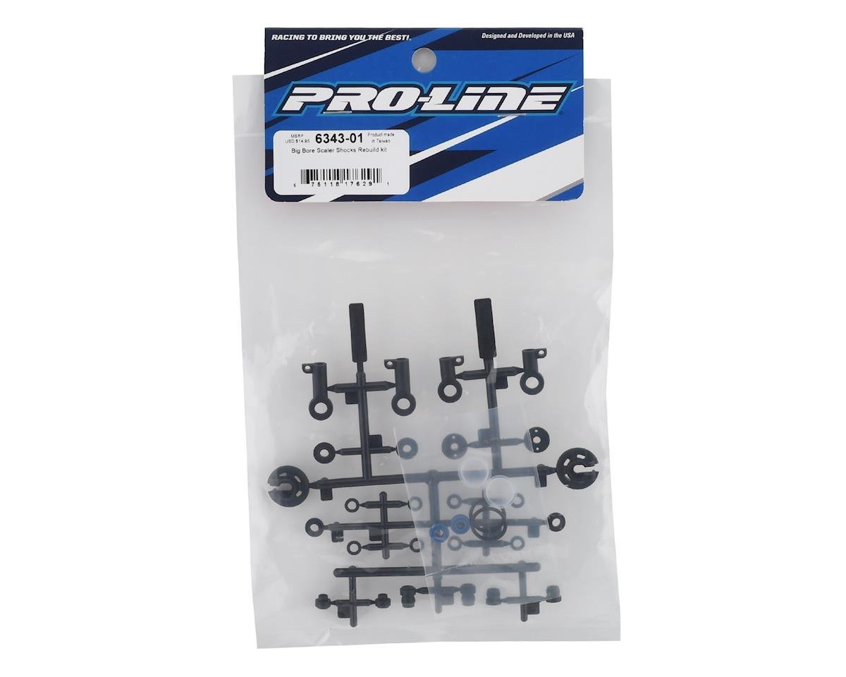 Pro - Line 1/10 Big Bore Front/Rear Scaler Shock Rebuild Kit for PRO634300 - BOBBYRC