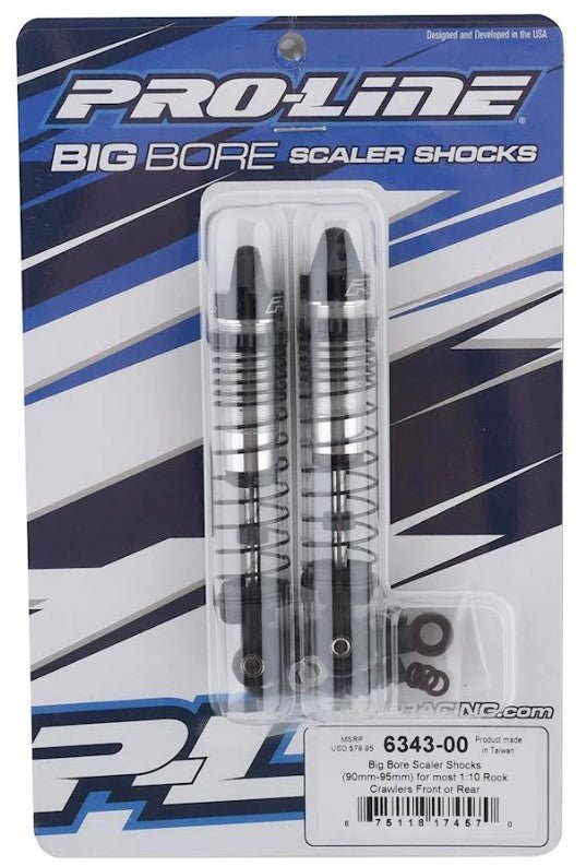 Pro - Line Big Bore Scaler Shocks (90mm) (2) Axial SCX10 II SCX10 III - BOBBYRC