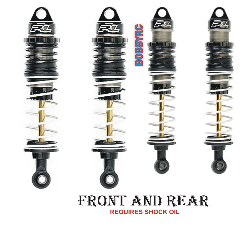 Pro - Line Front + Rear POWERSTROKE Shocks Set Traxxas Slash 4X4 2WD 4WD Shocks - BOBBYRC