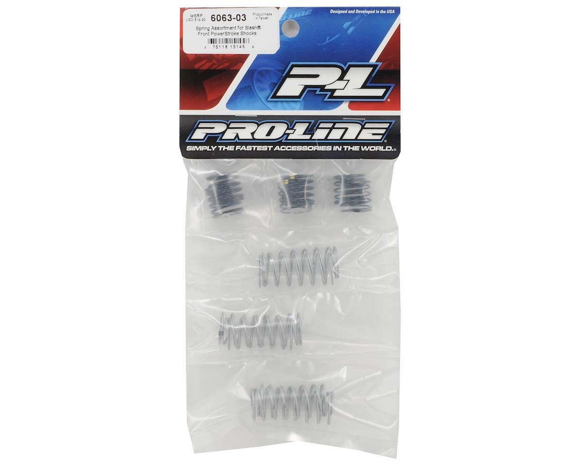 Pro - Line Slash 2WD 4x4 PowerStroke Shocks Front Spring Assortment 6063 - 03 - BOBBYRC