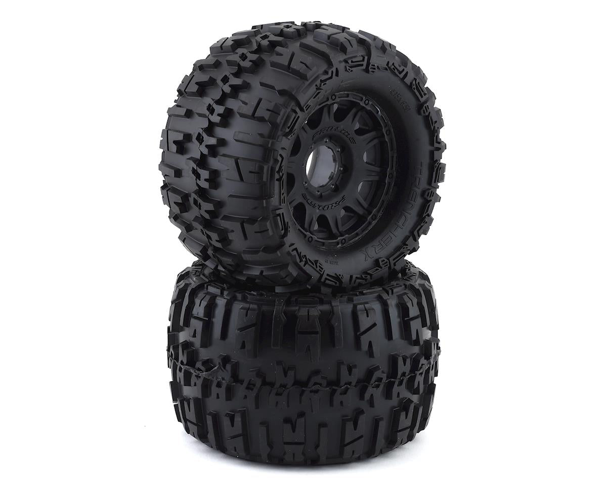 Pro - Line Trencher X 3.8 on Raid 8x32 17mm Removable Hex Wheels for Summit E - Revo - BOBBYRC