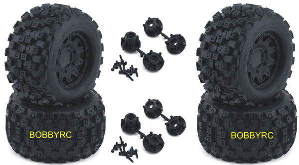 Pro-Line Badlands MX28 2.8" w/Raid 6x30 Tires & Wheels Fit 2wd 4x4 Stampede Rustler