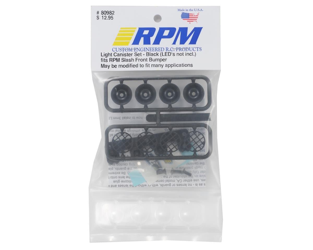 RPM Black Light Canister Set for RPM Slash 2WD, 4x4, SC10, & Ten - SCTE Bumpers - BOBBYRC