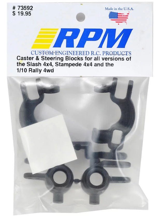 RPM Caster Blocks and Steering Blocks for Traxxas Slash Stampede Rally Hoss 4x4 VXL - BOBBYRC