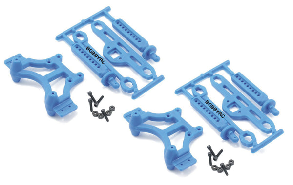 2 Pack RPM 80165 Front Rear Blue Shock Towers Body Mounts 2.5 3.3 Tmaxx Emaxx