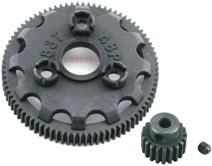 Rustler VXL High Top Speed HARD SURFACE Long Distance 83T Spur Gear 28T Pinion - BOBBYRC