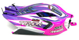 Arrma Typhon TLR - BODY Shell (6s Pink/Purple polycarbonate cover & Pins ARA8306