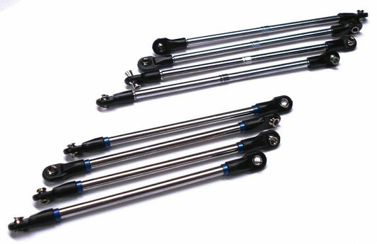 Nitro Revo 3.3 Tie Rods (Push Turnbuckles Steel Toe Links 8 PCS
