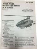 Align/T-Rex Helicopters 450L Dominator Instruction Manual 6s Microbeast