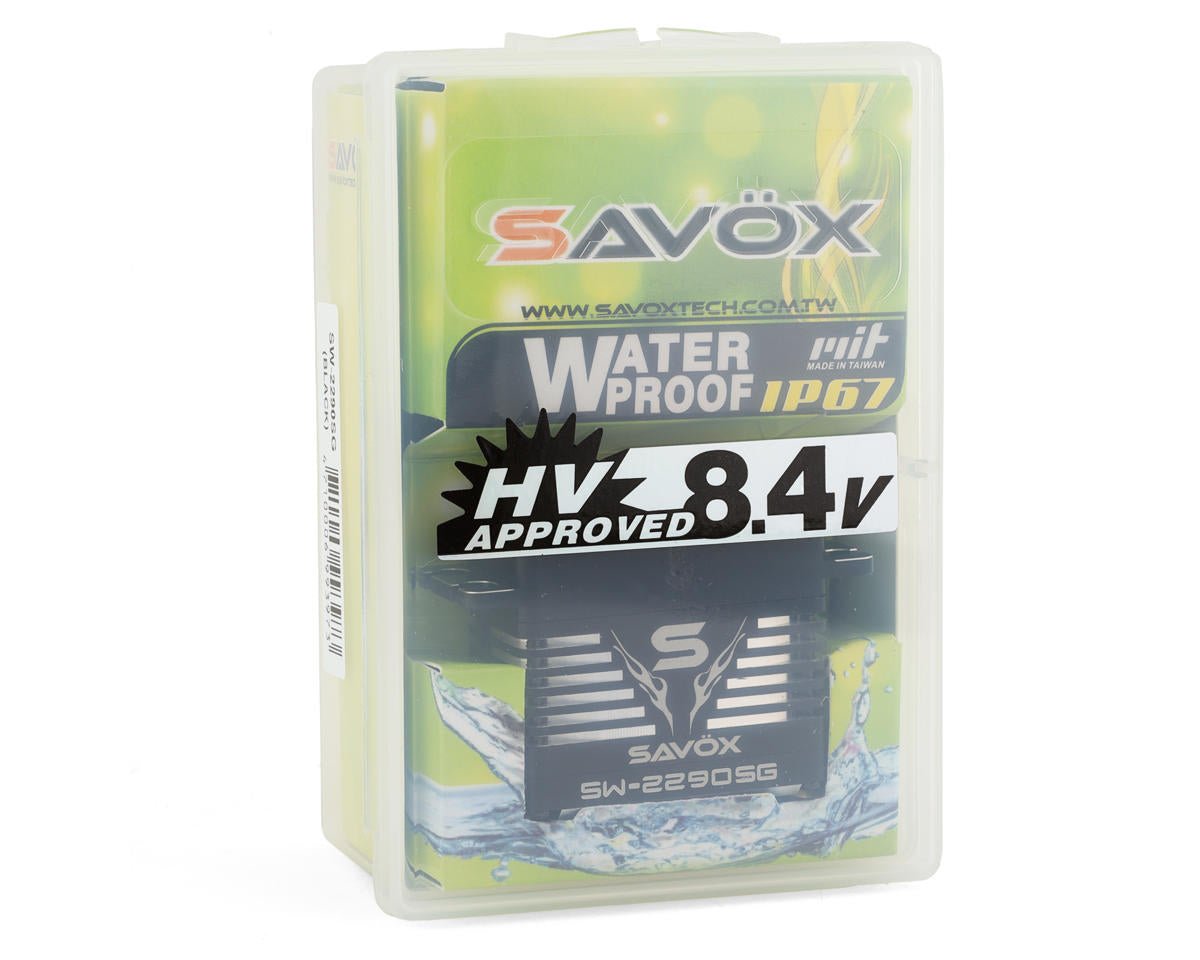 Savox SW2290 - SG (Black) Waterproof Premium Brushless Digital Servo - BOBBYRC