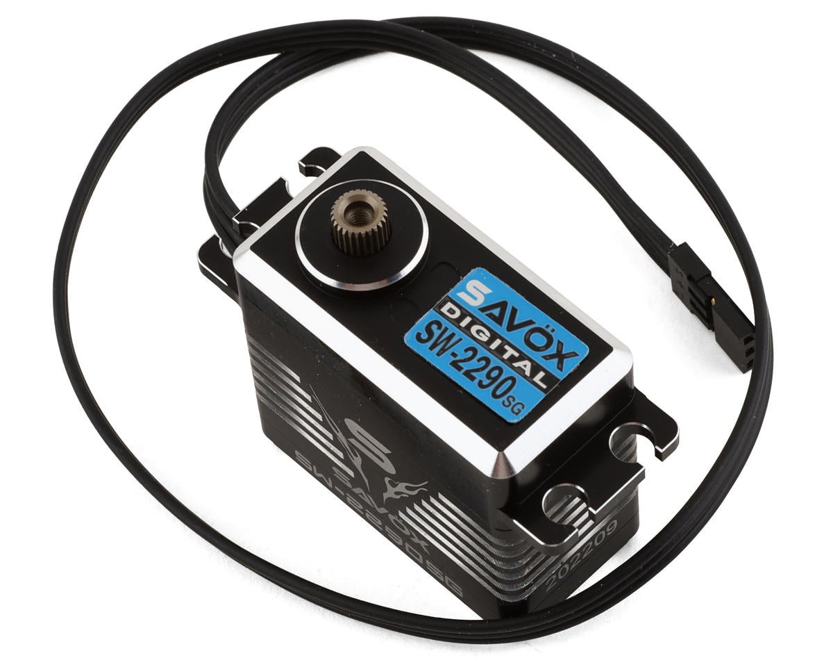 Savox SW2290 - SG (Black) Waterproof Premium Brushless Digital Servo - BOBBYRC