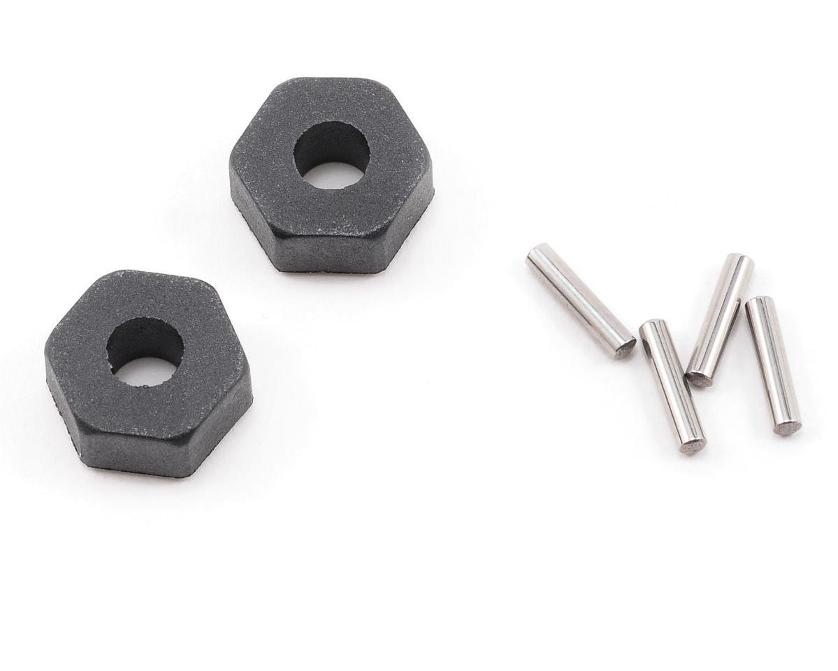 Slash 2wd , Rustler 2wd , Bandit 2wd 12mm Hex Wheel Hubs , Stub Axle Pins,4mm Flanged Nuts,Teflon Washer - BOBBYRC