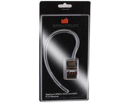 Spektrum RC AR631 DSMX 6 - Channel AS3X & SAFE DSM Receiver - BOBBYRC
