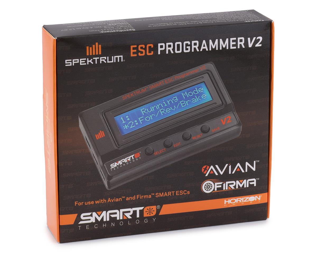 Spektrum Smart ESC Programming Update Box Avian and Firma SPMXCA200 Car Speed - BOBBYRC