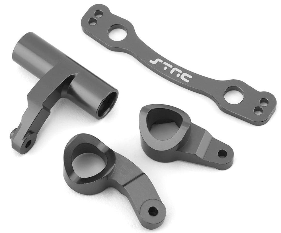 ST Racing Concepts Arrma 6S Aluminum HD Steering Bellcrank Set (Gun Metal) - BOBBYRC