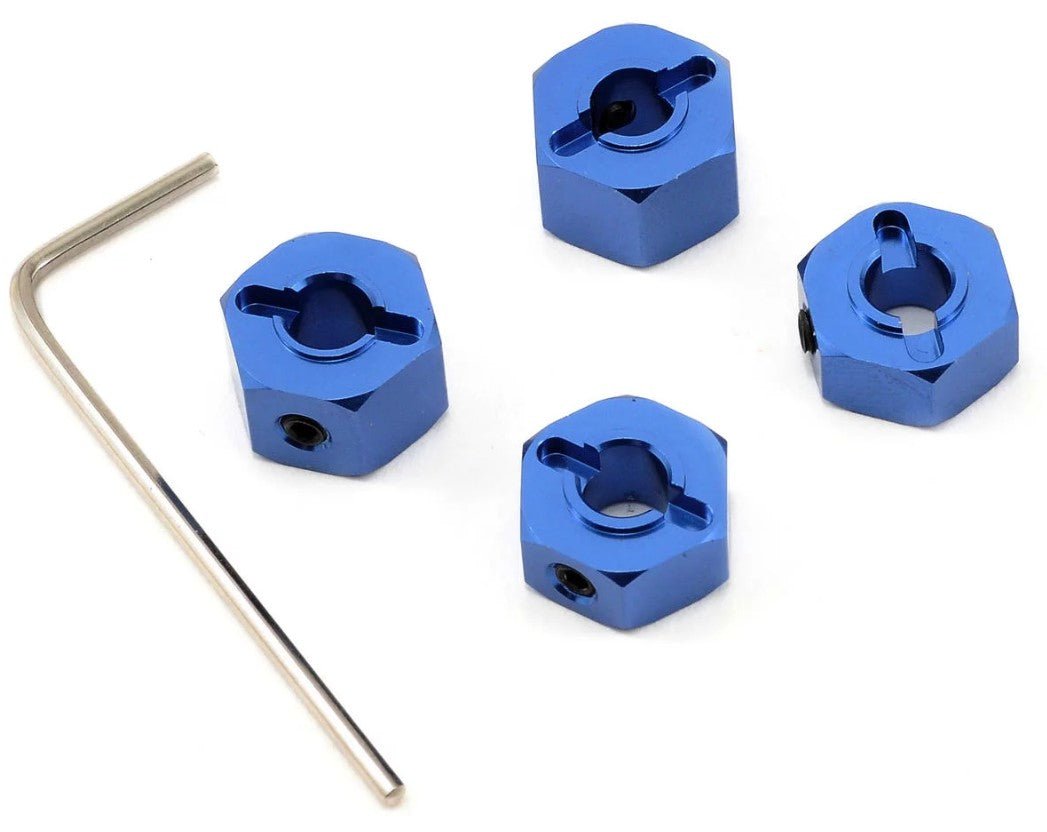 STRC Front/Rear 12mm Hex Hubs 2wd Stampede,Raptor,Rustler,Slash,Skully,Bandit - BOBBYRC