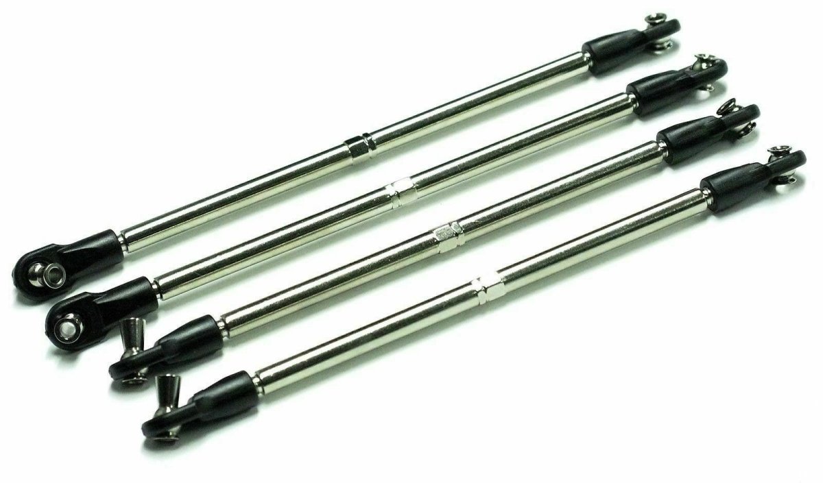T - Maxx 3.3 E - Maxx Brushless TIE RODS Push toe links Turnbuckles - BOBBYRC