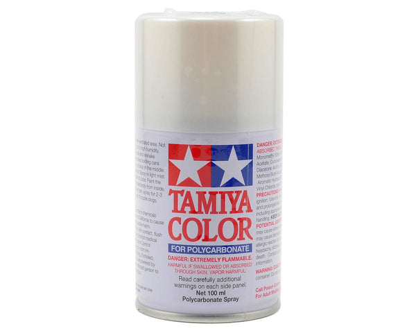 Tamiya PS-57 Pearl White Polycarbonate 3 Oz Spray Paint