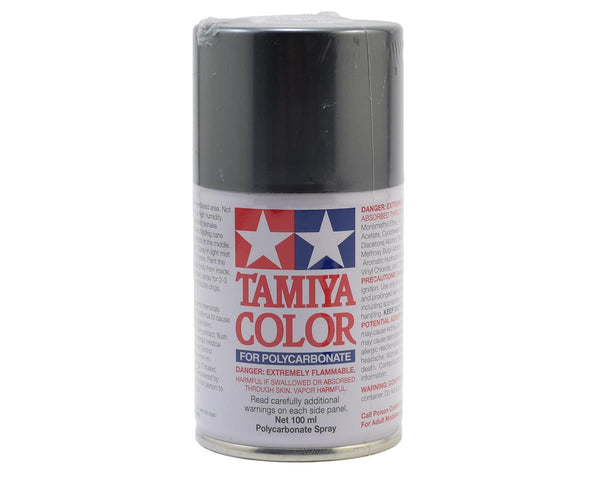 Tamiya PS-63 Bright Gun Metal Polycarbonate 3 Oz Spray Paint