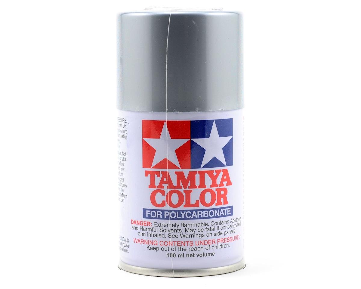 Tamiya PS - 48 Semi Gloss Silver Anodized Polycarbonate 3 Oz Spray Paint - BOBBYRC
