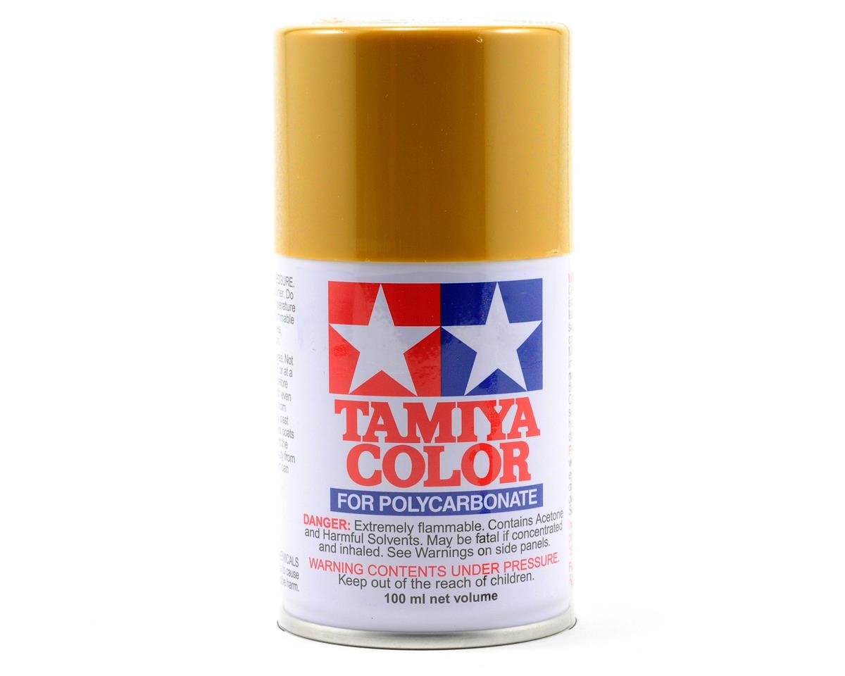 Tamiya PS - 56 Mustard Yellow Polycarbonate 3 Oz Spray Paint - BOBBYRC