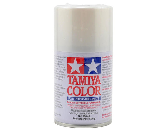 Tamiya PS - 57 Pearl White Polycarbonate 3 Oz Spray Paint - BOBBYRC
