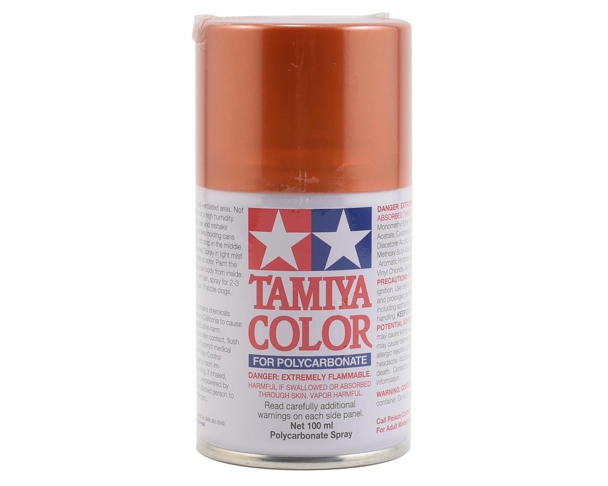 Tamiya PS - 61 Metallic Orange Polycarbonate 3 Oz Spray Paint - BOBBYRC