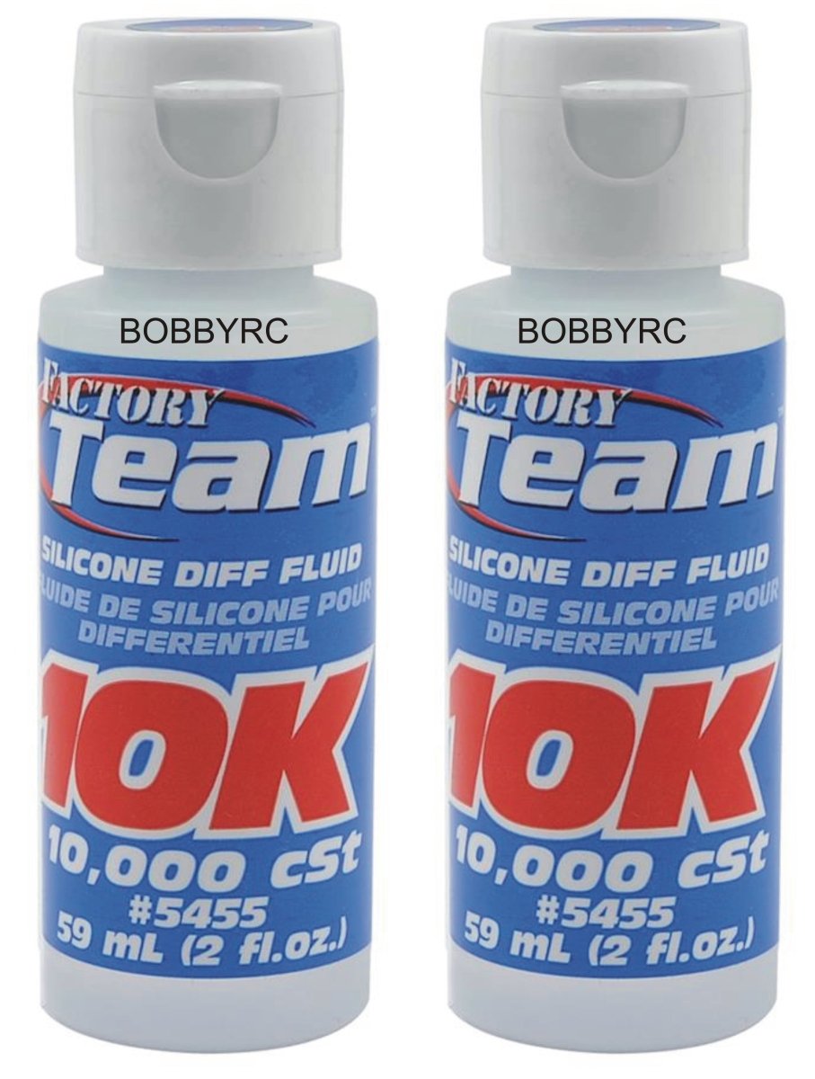 Team Associated 5455 (2 Pack)10,000cst 2oz Silicone Diff Fluid / Differential Oil - BOBBYRC