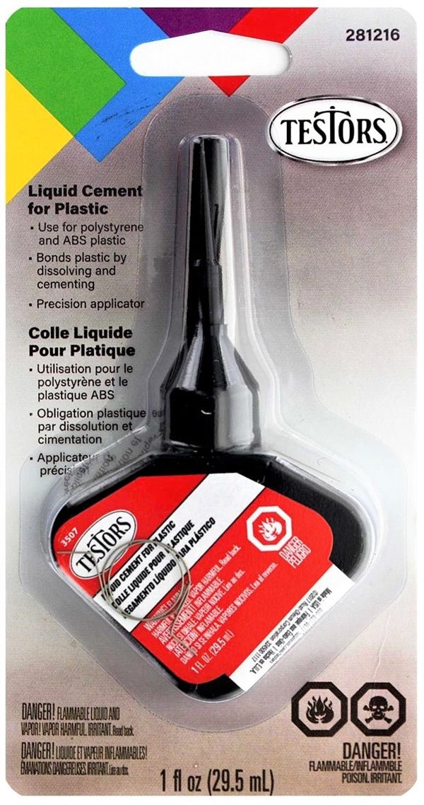 Testors Liquid Cement Precision Adaptors Plastic Model GLUE ADHESIVE TES281216 - BOBBYRC