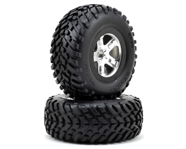 Traxxas Tire/Wheel Assembled SCT off-road Racing Tires FRONT 2wd Slash