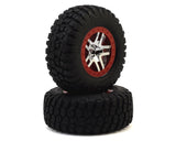 Traxxas REAR BFGoodrich Mud TA Tires (2) (Satin Chrome) w/Split-Spoke Wheel