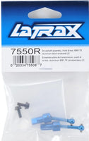 Traxxas 7550R LaTrax Aluminum Driveshaft Assembly (Blue) (2)