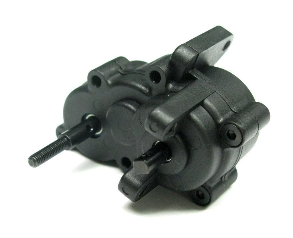 Traxxas 1/16 E - Revo Transmission w/ Gear Set, Input Output SHAFTS & Bearings - BOBBYRC