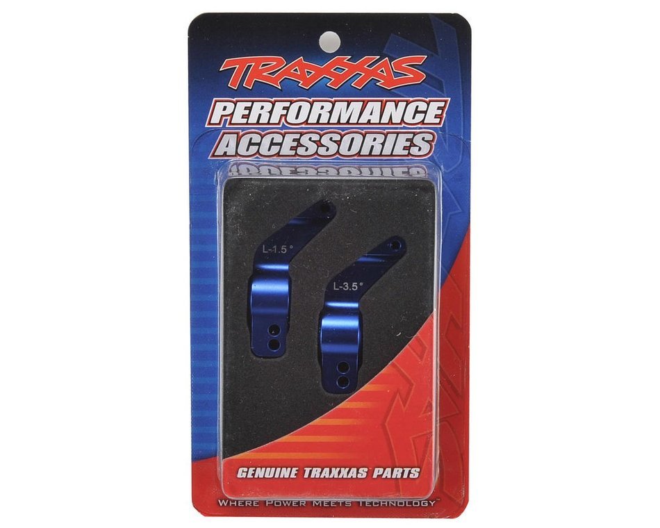Traxxas 1/7 XO - 1 100MPH 4wd SUPERCAR Hubs Rear Blue Aluminum - BOBBYRC