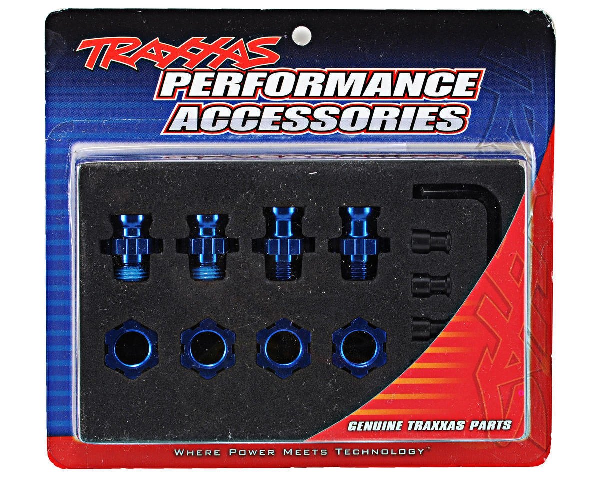 Traxxas 17mm Wheel Hex Hubs (4) for Rustler Slash 2WD, Stampede 2WD 5853X - BOBBYRC