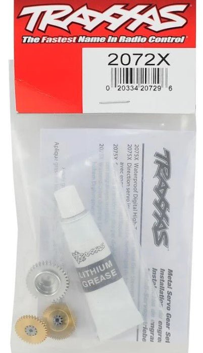 Traxxas 2072X Metal Servo Gear Set for 2070 and 2075 Servos - BOBBYRC
