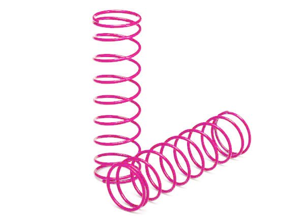Traxxas 2457P Rear Shock Springs (Pink) Electric Bandit VXL - BOBBYRC