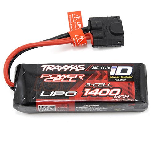 Traxxas 2823X 3S 11.1V 1400mAh 25C LiPo Battery 1/16 E - Revo Slash Summit Rally - BOBBYRC
