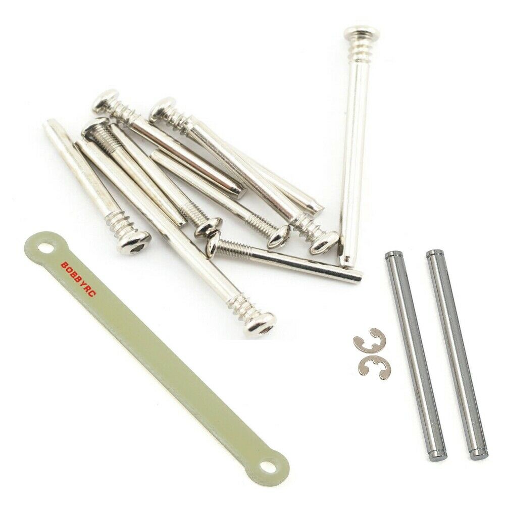 Traxxas 2wd 1/10 Slash & Raptor Front & Rear A - arm Suspension Hinge Pins - Brace - BOBBYRC