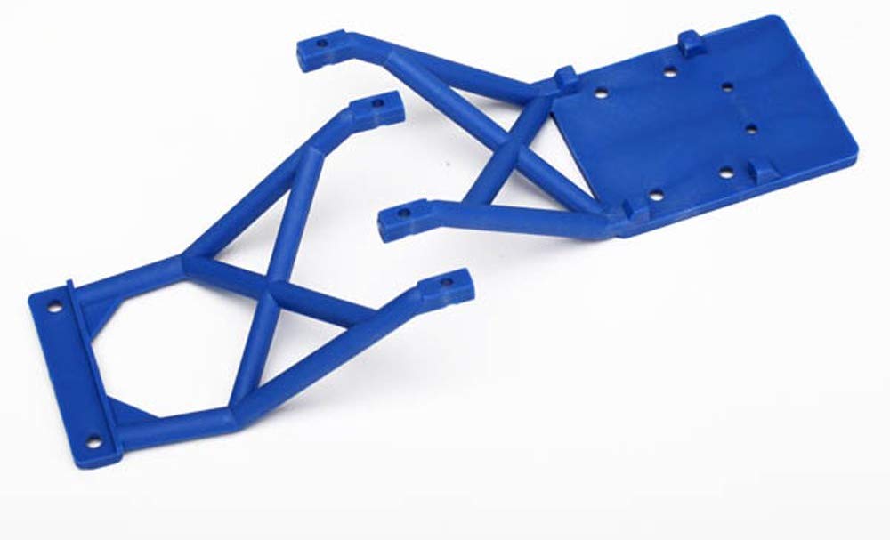 Traxxas 2wd Stampede VXL Bigfoot Front & Rear Skid Plate Set Chassis Braces - BOBBYRC