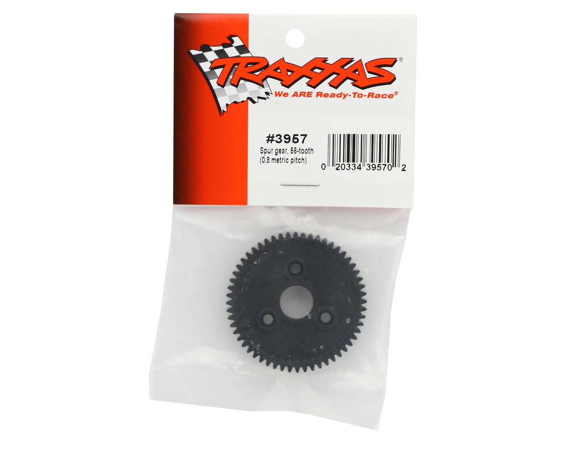 Traxxas 3957 Spur Gear 56T 0.8P 1/10 Slash 4x4 Summit T - Maxx Jato E - Revo - BOBBYRC
