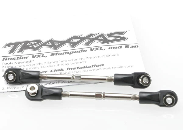 Traxxas 44056 - 3 Nitro Slash Tie Rods & Turnbuckles (3644, 3745) - BOBBYRC