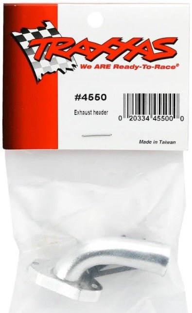 Traxxas 4550 Exhaust Header Nitro Sport , Nitro Rustler , Nitro 4 - Tec - BOBBYRC