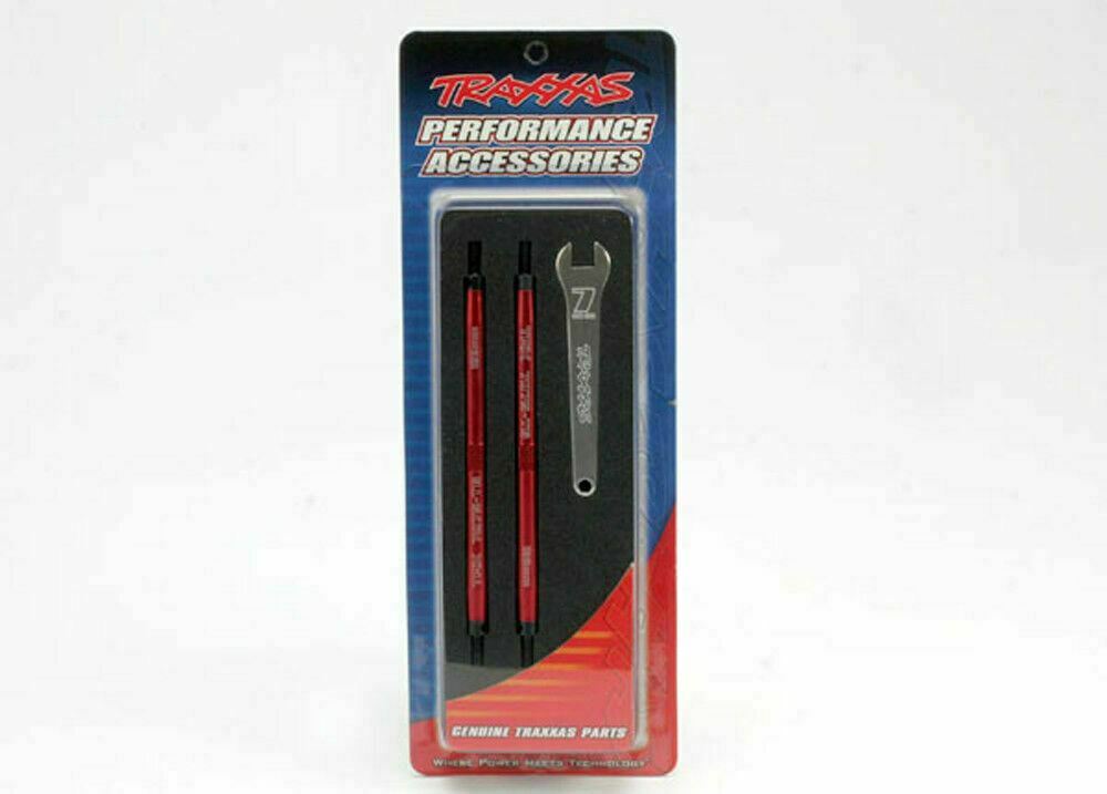 Traxxas 5338R Red Aluminum Toe Link Turnbuckle Tubes Nitro Revo 3.3 Summit - BOBBYRC