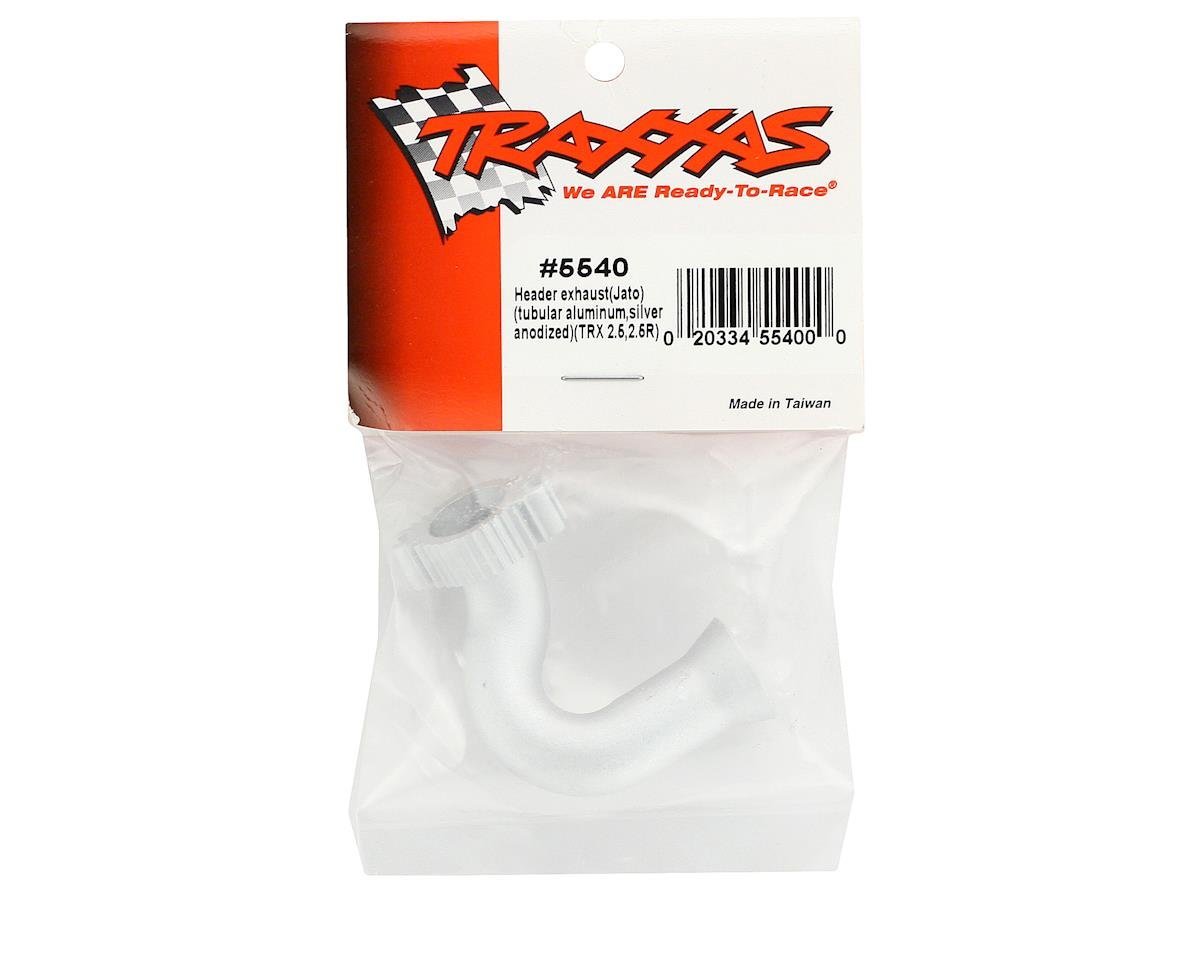 Traxxas 5540 Aluminum Exhaust Header, Jato (TRX 2.5, 2.5R, 3.3) - BOBBYRC