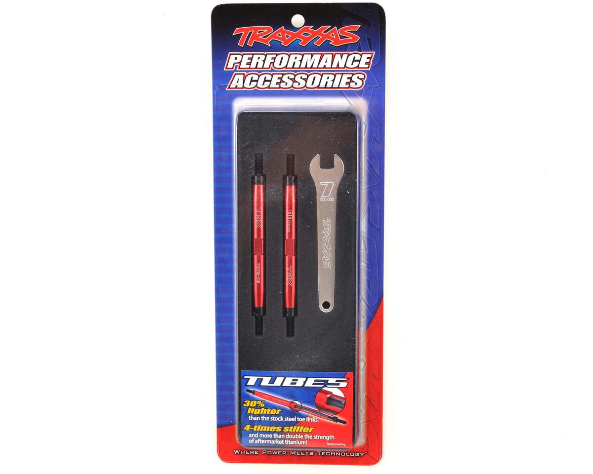 Traxxas 5939R 88mm Aluminum Front/Rear Toe Link Set (Red) (2) (Slayer Pro) - BOBBYRC